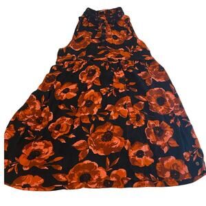 Volcom Dress Women Black/Orange Size M 12